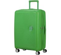 American Tourister Soundbox - Hartschalenkoffer Groß, 77 cm - Trolley Koffer mit 4 Rollen, TSA-Schloss, Erweiterbar & Leicht, 97/110L, Grün (Grass Green)
