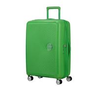 American Tourister Soundbox - Hartschalenkoffer Mittelgroß, 67 cm - Trolley Koffer mit 4 Rollen, TSA-Schloss, Erweiterbar & Leicht, 71.5/81L, Grün (Grass Green)
