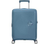 American Tourister "SOUNDBOX, in verschiedenen Farben und Größen" 35,5 l 4 Rollen Reisekoffer Trolley Aufgabegepäck TSA-Zahlenschloss Volumenerweiterung (29694264-0) stone blau