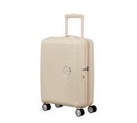 American Tourister Soundbox Kabinenkoffer 55cm, vergrößerbar, hellgelb