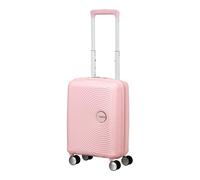 American Tourister Soundbox Mini -Kinderkoffer 47x32x21cm, 22L-Hartschalen-Handgepäcktrolley, geeignet für die meisten Fluggesellschaften inkl. EasyJet -Leichtgewicht mit 4 Rollen, Rosa(Pastel Pink)