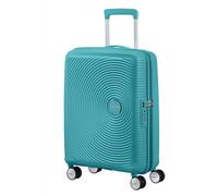 American Tourister Soundbox Spinner 55/20 TSA EXP Turquoise Tonic Koffer mit 4 Rollen Koffer