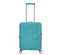 American Tourister Soundbox Spinner 55/20 TSA EXP Turquoise Tonic Koffer mit 4 Rollen Koffer