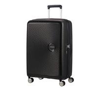 American Tourister Soundbox - Spinner M Erweiterbar Koffer, 67 cm, 71.5/81 L, Schwarz (Bass Black)