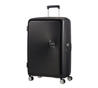 American Tourister Soundbox - Spinner L Erweiterbar Koffer, 77 cm, 97/110 L, Schwarz (Bass Black)