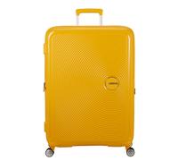 American Tourister Soundbox Spinner 80/30 Tsa Exp Golden Yellow Koffer mit 4 Rollen Weichgepäck