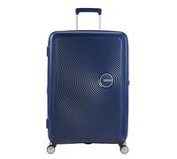 American Tourister Soundbox - Spinner L Erweiterbar Koffer, 77 cm, 97/110 L, Blau (Midnight Navy)