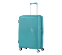 American Tourister Soundbox - Spinner L Erweiterbar Koffer, 77 cm, 97/110 L, Türkis (Turquoise Tonic)