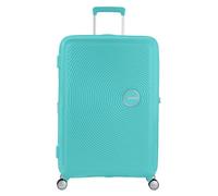 American Tourister Soundbox - Spinner L Erweiterbar Koffer, 77 cm, 97/97/110 L, Blau (Poolside Blue)