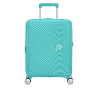 American Tourister Soundbox - Spinner S Erweiterbar Handgepäck, 55 cm, 35.5/41 L, Blau (Poolside Blue)