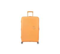 American Tourister Soundbox Trolley erweiterbar, Papaya Pop, 77 x 51,5 x 29,5/32,5 cm, 97/110 l, 4 Rollen Spinner, TSA, Polypropylen