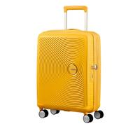American Tourister Soundbox - Spinner S Erweiterbar Handgepäck, 55 cm, 35.5/41 L, Gelb (Golden Yellow)