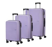 American Tourister Trolley Summer Hit 3 PC Set A Digital Lavender Flieder 76cm