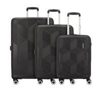 American Tourister Sunchaser 4 Rollen Kofferset 3-teilig black (TAS011588) schwarz