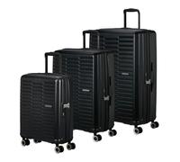 American Tourister Sunset Hills Trolley Set A Black