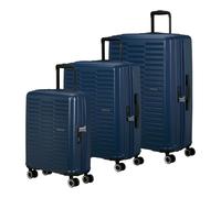 American Tourister Sunset Hills Trolley Set A Navy Blue