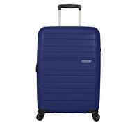 American Tourister Sunside Spinner Check-in-Koffer, 67.5 cm | Dunkles Marineblau, erweiterbarer Hartschalenkoffer, 67.5H x 46W x 28.5D cm, 72.5 L, 3.7 kg, mit TSA-Schloss
