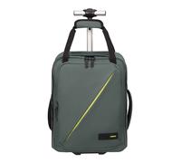 American Tourister Take2Cabin - Ryanair/Wizz Air/Vueling Kabinentasche 40 x 30 x 20 cm, 24,5 l, 1,50 kg, Rucksack mit Rollen, Handgepäck, Flugzeug-Rucksack MS Untersitz, Grün (Dark Forest)