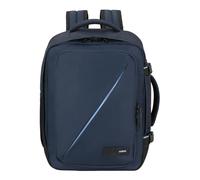 American Tourister Take2Cabin - Ryanair/Wizz Air/Vueling Kabinentasche 40 x 30 x 20 cm, 26.5 L, 0.60 kg, Handgepäck, Flugzeug Rucksack MS, Blau (Dark Navy)