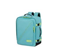 American Tourister Take2Cabin - EasyJet Kabinentasche 36 x 20 x 45 cm, 38 l, 0,70 kg, Handgepäck, Flugzeug-Rucksack M Untersitz, Türkis/Grün (Dusty Turquoise/Lime)