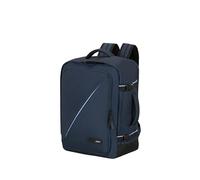 American Tourister Take2Cabin - EasyJet Kabinentasche 36 x 20 x 45 cm, 38 l, 0,70 kg, Handgepäck, Flugzeug-Rucksack M Untersitz, Blau (Dark Navy)