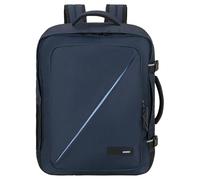 American Tourister Take2Cabin - EasyJet Kabinentasche 45 x 36 x 20 cm, 38 L, 0.70 kg, Handgepäck, Flugzeug Rucksack M Underseater, Blau (Dark Navy)
