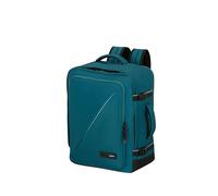 American Tourister Take2Cabin - EasyJet Kabinentasche (45 x 36 x 20 cm, 38 l, 0,70 kg) - Untersitz-Handgepäck, Flugzeug-Rucksack M Untersitz, Türkis (Totally Teal)
