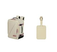 American Tourister Take2Cabin Kabinentasche 30 x 20 x 40 cm sand/mauve mit Kofferanhängern, beige (Coconut Sand)