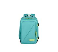 American Tourister Take2Cabin - Ryanair Kabinentasche 25 x 20 x 40 cm, 24 L, 0.50 kg, Handgepäck, Flugzeug Rucksack S Underseater, Türkis/Grün (Dusty Turquoise/Lime)