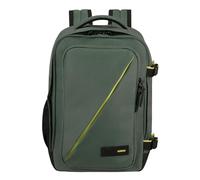 American Tourister Take2Cabin - Ryanair Kabinentasche 25 x 20 x 40 cm, 24 l, 0,40 kg, Handgepäck, Flugzeug-Rucksack S Untersitz, Grün (Dark Forest)