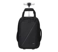 American Tourister Take2Cabin - Ryanair Kabinentasche 40 x 25 x 20 cm, 20 L, 1.40 kg, Rucksack auf Rollen, Handgepäck, Flugzeug Rucksack S Underseater, Schwarz (Black)