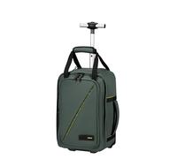 American Tourister Take2Cabin - Ryanair Kabinentasche 40 x 25 x 20 cm, 20 l, 1,40 kg, Rucksack mit Rollen, Handgepäck, Flugzeug-Rucksack S Untersitz, Grün (Dark Forest)