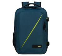American Tourister Take2Cabin - Ryanair Kabinentasche 40 x 25 x 20 cm, 24 L, 0.40 kg, Handgepäck, Flugzeug Rucksack S Underseater, Blau (Harbor Blue)