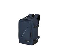 American Tourister Take2Cabin - Ryanair Kabinentasche 40 x 25 x 20 cm, 24 L, 0.50 kg, Handgepäck, Flugzeug Rucksack S Underseater, Blau (Dark Navy)
