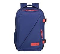 American Tourister Take2Cabin - Ryanair Kabinentasche 40 x 25 x 20 cm, 24 L, 0.50 kg, Handgepäck, Flugzeug Rucksack S Underseater, Lila/Rosa (Dusk Purple/Sunset Coral)