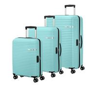 American Tourister Liftoff 4 Rollen Kofferset 3-teilig mit Dehnfalte summer blue (TAS041246)