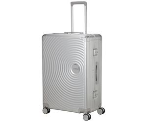 American Tourister Trolley Soundbox Alu Spinner 77cm silber