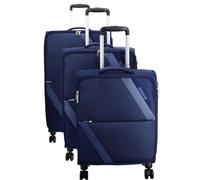 American Tourister Star Max 4 Rollen Kofferset 3-teilig mit Dehnfalte blau