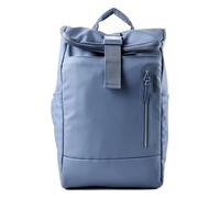 American Tourister Urban Tide - Rolltop Laptop Rucksack 14", Wasserabweisender Business & Reise Rucksack, für Büro, Schule, Uni & Reisen - Blau (Storm Blue)