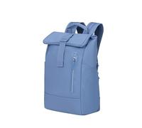 American Tourister Urban Tide - Rolltop Laptop Rucksack 14", Wasserabweisender Business & Reise Rucksack, für Büro, Schule, Uni & Reisen - Blau (Storm Blue)