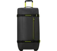 American Tourister Urban Track Duffle Wasserdichte Reisetasche mit Rollen L (71-80 cm) Black/Lime