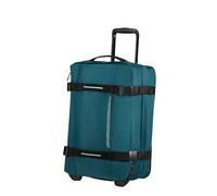 American Tourister Urban Track - Reisetasche mit 2 Rollen, 55 cm, Leichte Duffle S mit 2 Fächer und TSA-Schloss, 55 L, Ideal für Kurzreisen - Blau (Totally Teal)