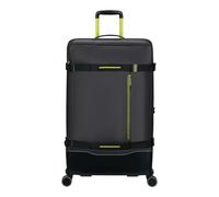 American Tourister URBAN TRACK SPINNER L TSA COATED BLACK/LIME 4 Rad Trolley