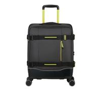 American Tourister URBAN TRACK SPINNER S TSA COATED BLACK/LIME 4 Rad Trolley