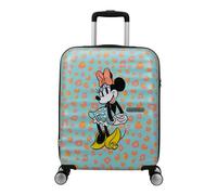 American Tourister Wavebreaker Disney - Handgepäck Koffer 55x40x20 cm, Hartschalenkoffer, Kabinentrolley für Ryanair & die meisten Airlines - Minnie Pastel Dots