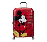 American Tourister Wavebreaker Disney - Mickey Mouse Hartschalenkoffer Groß (77 cm), Reisekoffer, TSA Schloss, 4 Rollen, 96 L, 4.2 kg - Mickey Comics Red