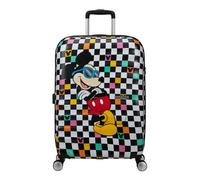 American Tourister Wavebreaker Disney - Mickey Mouse Hartschalenkoffer Mittelgroß (67 cm), Reisekoffer, TSA Schloss, 4 Rollen, 64 L, 3.6 kg - Mickey Check