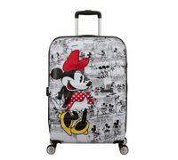 American Tourister Wavebreaker Disney FL - Spinner M, Koffer, 67 cm, 64 L, Mehrfarbig (Minnie Comics White)