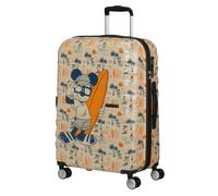 American Tourister Wavebreaker Disney - Mickey Mouse Hartschalenkoffer Mittelgroß (66 cm), Reisekoffer, TSA Schloss, 4 Rollen, 64 L, 3.6 kg - Mickey Super Surfer