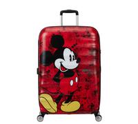 American Tourister Wavebreaker Disney - Mickey Mouse Hartschalenkoffer Groß (77 cm), Reisekoffer, TSA Schloss, 4 Rollen, 96 L, 4.2 kg - Mickey Comics Red